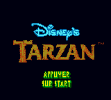 Tarzan (France) Title Screen